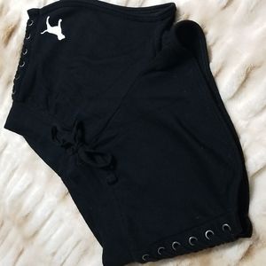 VICTORIA SECRET PINK SHORTS In Black  Sz X-Small
